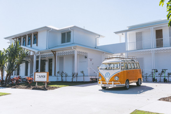 Bounce Noosa, capturing the hotel-hostel hybrid vibe.