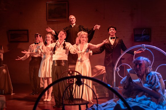 The ghostly figures of the past haunt the second half of the musical.