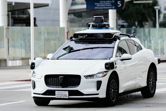 Waymos are equipped with sensors on the outside of the car allowing it to feed data into a machine-learning model.