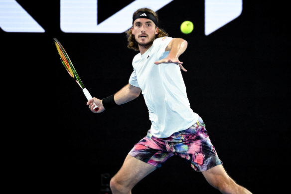 Stefanos Tsitsipas faces Jiri Lehecka on Day 9 of the Australian Open.