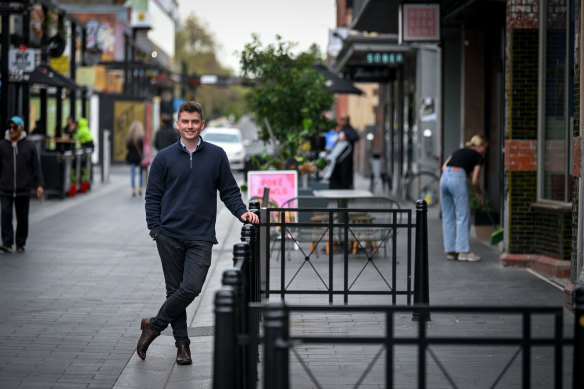 Tim Olifiers, who moved to Geelong in 2020, likes the fact you can get anywhere in under 15 minutes.