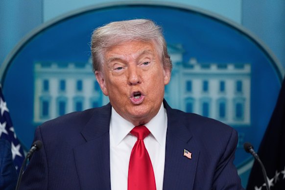 US President Donald Trump announced gold would be exempt from tariffs.