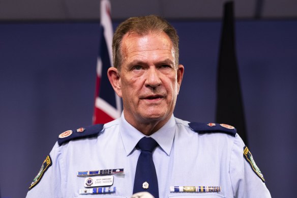 NSW Deputy Police Commissioner Dave Hudson raised the possibility it was a “set-up” by criminals.