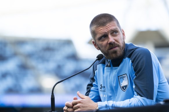 Luke Brattan says he’s “not a huge fan” of playing A-League matches on Australia Day.