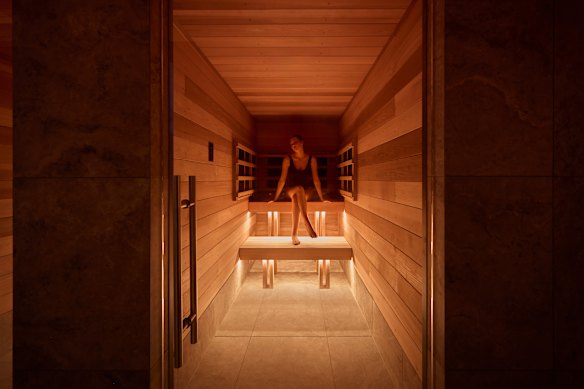 Heat treatment at the Bathhouse Spa.