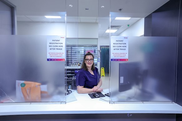 The Austin Hospital’s associate nurse unit manager Ellen Bradbury says conditions in the emergency department is the toughest she’s seen in 15 years. 