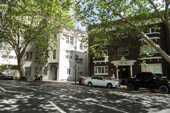 Property developers are targeting old residential blocks in suburbs such as Potts Point, Rushcutters Bay and Elizabeth Bay.