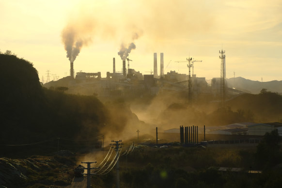 Chengde Iron and Steel Co, 200 kilometres north-east of Beijing, in September. 