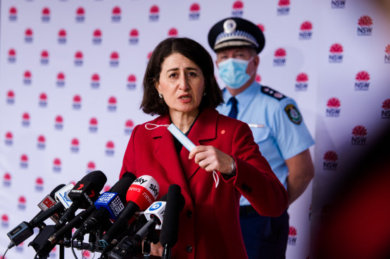 Premier Gladys Berejiklian said people in their 40s and 50s could now receive the AstraZeneca shot at state clinics as Sydney’s case numbers climbed.