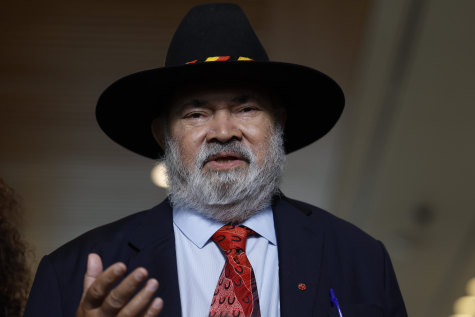 Senator Pat Dodson speaking about his retirement today.
