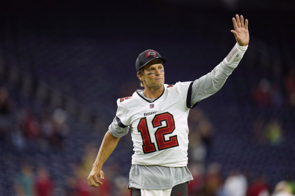 Guess who’s back: Tampa Bay Buccaneers quarterback Tom Brady. 