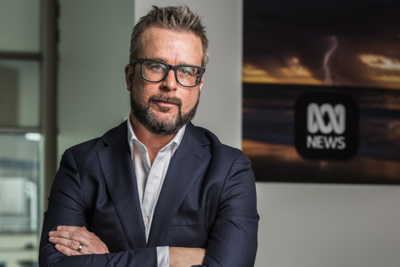 ABC news director Justin Stevens said he wanted to stamp out racism at the public broadcaster.