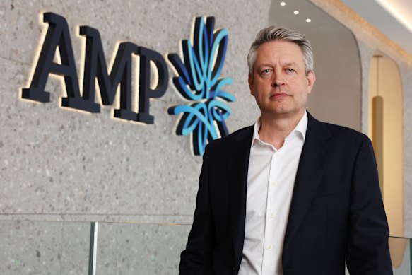Blair Vernon will replace the retiring Alexis George as the chief executive of AMP.