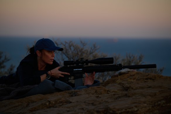 Julie (Keeley Hawes) in The Assassin.