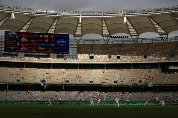 Even the commentators during the first Test in Perth are talking about the world game.