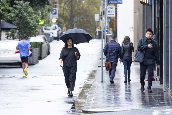 We tend to wear black in Melbourne in winter.