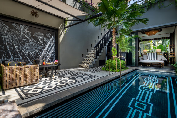 Laps of luxury: Bensley Collection pool villas.