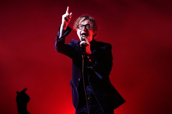 Jarvis Cocker performs with Pulp at the Hollywood Palladium in Los Angeles last year.