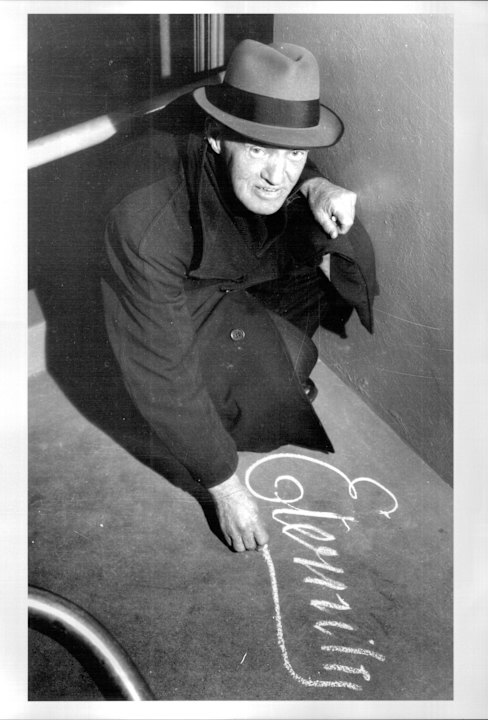 Arthur Stace chalked pavements with the word Eternity for three decades, 1963.