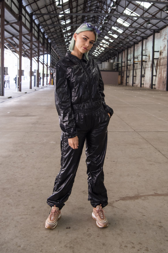 Nicole Millar at Mercedes-Benz Fashion Week Australia.