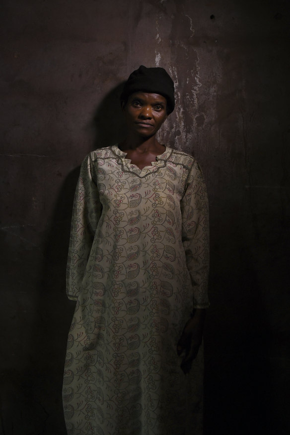 Monique Nakanuenzatshinyi, 26, managed to escape after four months.