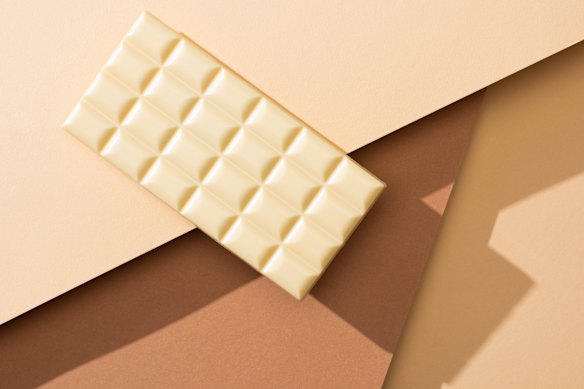 White chocolate can contain less cocoa butter.
