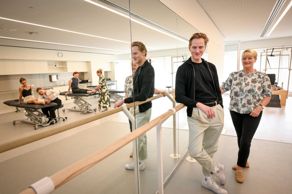 Australian Ballet’s artistic director David Hallberg and Dr Sue Mayes who helped fix his injury when nothing else worked.