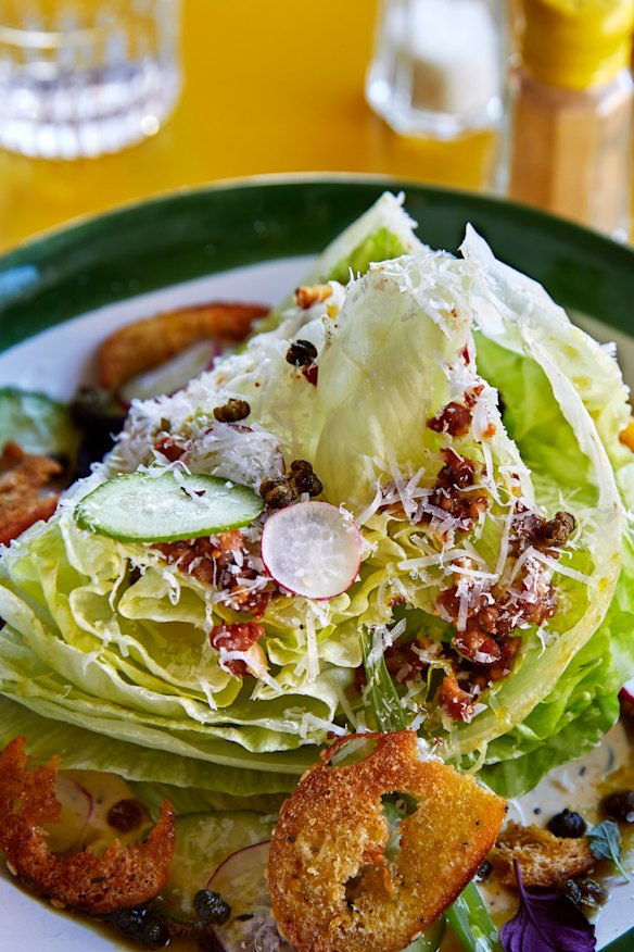The wedge salad.
