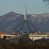 Parliament House in Canberra. The number of people employed by government departments has risen sharply since the COVID-19 pandemic.