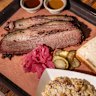 Brisket is smoked for up to 18 hours at Il Texas Barbecue.