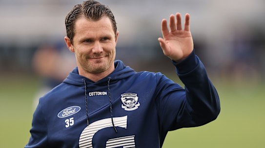 Full speed ahead: Patrick Dangerfield will return for the Cats.