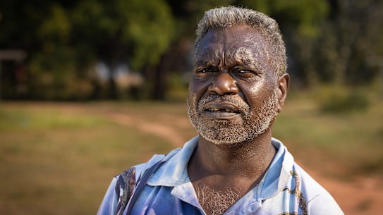 Traditional owners including Dennis Murphy Tipakalippa have been fighting Santos’s Barossa LNG project in the Timor Sea.