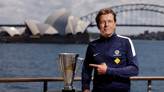 This trophy is meaningless - but what it represents is huge for the Matildas and coach Tony Gustavsson.