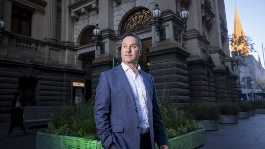 City of Melbourne chief executive Justin Haney. 