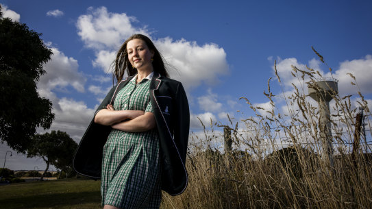 Warrnambool year 10 student and Victorian student representative council executive Sienna Gladstone.