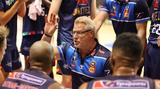 Melbourne United coach dean Vickerman