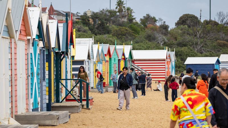 ‘We all whinge about the buses’: Tourist woes continue at Brighton bathing boxes