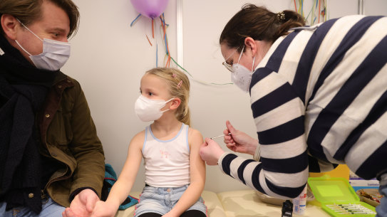 Australia will soon begin to vaccinate children which will lower the risk of serious illness from the COVID virus.