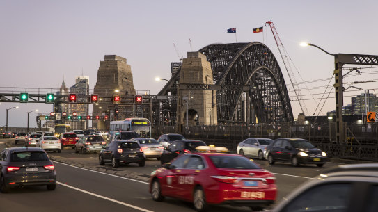 Only southbound journeys on the Sydney Harbour Bridge are tolled at present.