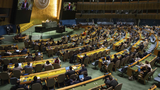 Representatives attending the 79th session of the United Nations General Assembly last week.