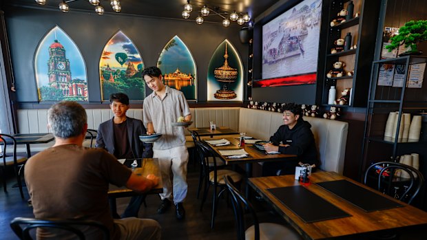 Inside the Box Hill North restaurant.