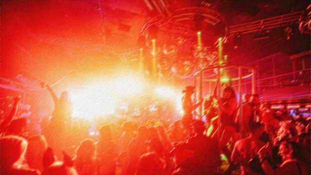 A PURR party in South Yarra. Organiser Isadora Van Camp says
it offers an outlet for women who
“don’t get to be overly sensual in a
straight scene”.