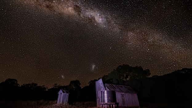Most of Australia’s skies are dark and filled with stars like those pictured here above Coolah Tops National Park in north-west NSW.