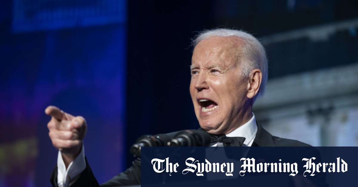 Biden roasts Trump Republicans and himself as correspondents’ dinner returns – Sydney Morning Herald