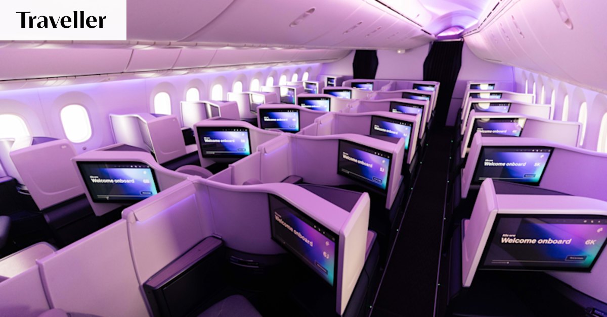 New business class seat resets the long-haul standard across the Pacific
