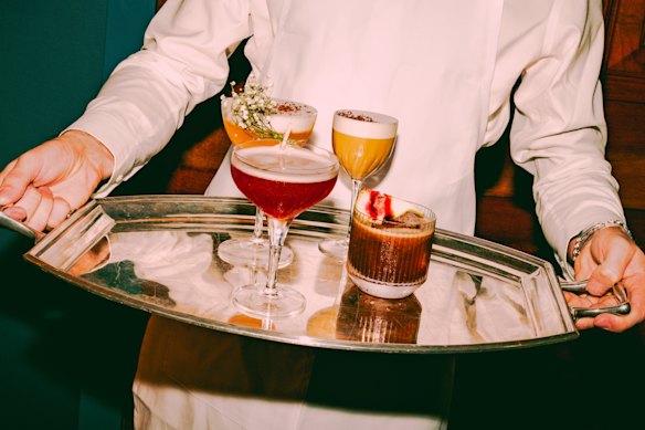 Cocktails at Club Felix.