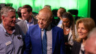 Recycling billionaire Anthony Pratt and US Ambassador to Australia Caroline Kennedy at the opening of Pratt Industries’ new paper mill in Henderson, Kentucky on September 14, 2023.