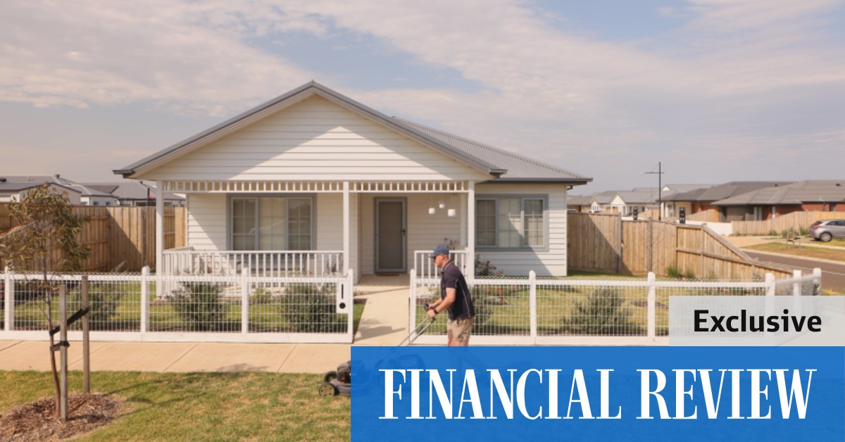 At Australia’s first BTR houses, lawn mowing is included