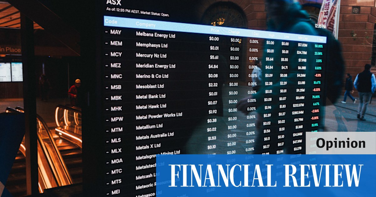 afr.com - Joyce Moullakis - Bets against Australian stocks have ballooned. Should we be alarmed?