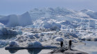 Greenland’s glaciers (pictured last year) may always be free of US control because of a deal agreed in 1917.